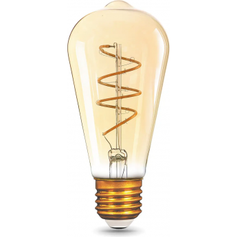 Лампа GAUSS FILAMENT ST64 6W 360lm 2400К Е27 golden flexible LED Лампа GAUSS FILAMENT ST64 6W 360lm 2400К Е27 golden flexible LED