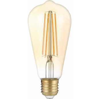 Лампа GAUSS FILAMENT ST64 8W 740lm 2400К Е27 golden LED Лампа GAUSS FILAMENT ST64 8W 740lm 2400К Е27 golden LED