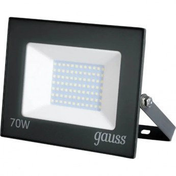 Прожектор GAUSS BASIC LED 70W 6300lm 6500K 200-240V IP65 графитовый Прожектор GAUSS BASIC LED 70W 6300lm 6500K 200-240V IP65 графитовый