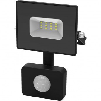 Прожектор GAUSS ELEMENTARY-S 10W 850lm 6500К 175-265V IP65 черный с датчиком движения LED Прожектор GAUSS ELEMENTARY-S 10W 850lm 6500К 175-265V IP65 черный с датчиком движения LED