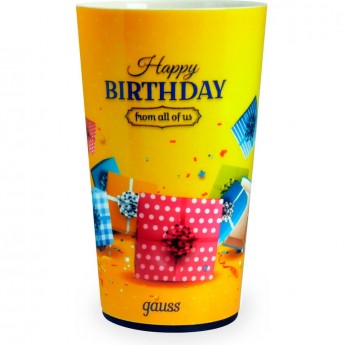 Стакан с подсветкой GAUSS LCUP BIRTHDAY 3XLR44 LED
