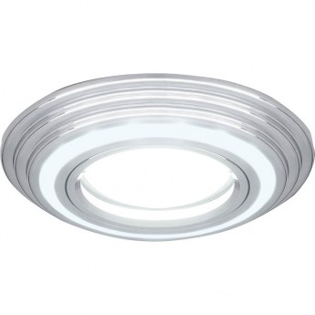 Светильник GAUSS BACKLIGHT BL139 GU5.3 3W LED 4000K 1/40 круглый (хром) Светильник GAUSS BACKLIGHT BL139 GU5.3 3W LED 4000K 1/40 круглый (хром)