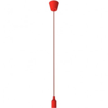 Светильник подвесной GAUSS DECOR PL013 красный E27, 1 м, 1/40