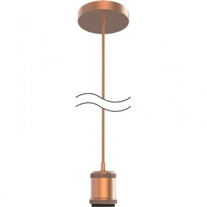 Светильник подвесной GAUSS DECOR медный E27, 1 м, 1/40 PL023