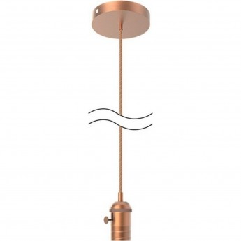 Светильник подвесной GAUSS DECOR PL043 медный E27, 1 м, 1/40